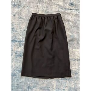 Arthur Chapnik Black Pencil Skirt w Pockets Size 8